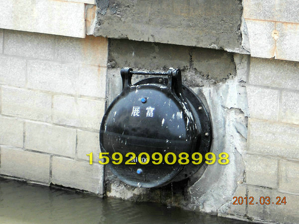 法兰悬挂式拍门南海神庙工地